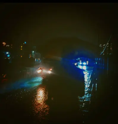 the street
